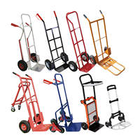 Chariot à main pliable en acier et aluminium robuste, plateforme à deux roues, chariot industriel personnalisé OEM pour bouteilles de gaz, outil pour