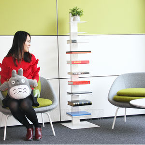 Grand meuble <span class=keywords><strong>Invisible</strong></span>, colonne vertébrale verticale, bibliothèque courte et longue <span class=keywords><strong>avec</strong></span> étagères - Product Image 5