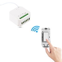 Interrupteur cinétique sans fil RF433 UK auto-alimenté, sans piles, sans fils, compatible avec le système BG R Range Nexus Grid