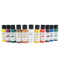Großhandel billig kaufen ungiftige Kunstmalerei 18 Farben 2OZ 60ml Acrylfarbe