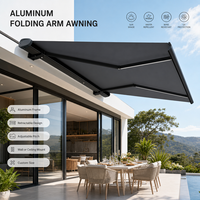 Auvent rétractable électrique pour terrasse, pliable, imperméable, OEM, Toldo, cassette complète, motorisé, pour extérieur