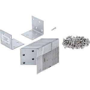 BGS Do It Yourself <b>Angle</b> Joint <b>stainless</b> <b>steel</b> 40 x 40 x 40 mm Economy Pack 25 pcs. - Product Image 2
