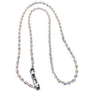 SP157 yeni akrilik kristal boncuk diyagonal çapraz zincir DIY telefon kılıfı asılı halat kız çocuk çantası tek omuz askısı uzun - Product Image 5