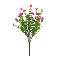 7-takkige Eucalyptus Thee Bloem Kunstbloem Bouquet Huisdecoratie Bloemstukken 35cm Binnen Buiten