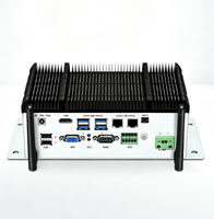 CANGHAN PC Industri Mini Tanpa Kipas Dual-LAN 5-COM Komputer Mikro Tertanam Catu Daya POE Robot Kontrol Industri