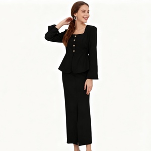 Women's New Fashion Slant Shoulder Halter Neckline Waist-Cinched Pleated Top & Skirt Plaid Casual Sexy 2-Piece <b>Set</b> Fashion - Product Image 6