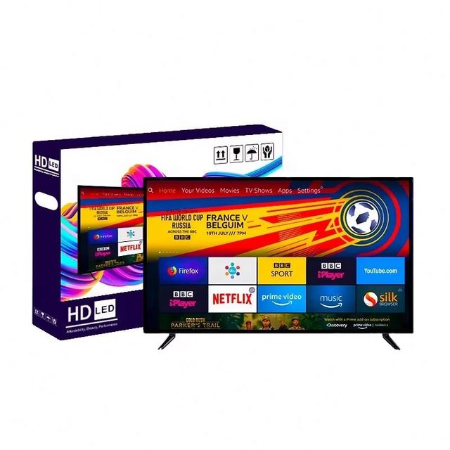 Manufacturer Accept Custom Smart Tv Television 24 32 40 43 50 55 65 Inch LED Tv With Android WiFi