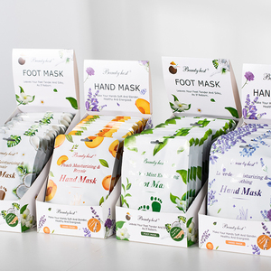 Maschere per la cura della pelle del piede prodotti bellezza ospite cocco idratante riparazione di grandi dimensioni cocco piede Spa calza - Product Image 6