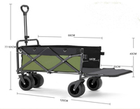 Effondrement extérieur jardin plage chariot pêche pliant Camping Wagon Portable Shopping Tour main bagages chariot chariots
