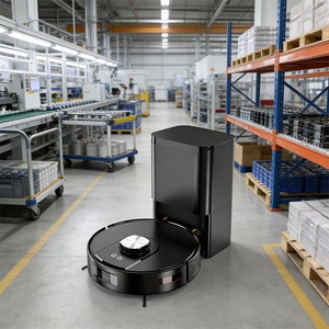GEERLEPOL V2L-SJ Aspirateur robot intelligent autonettoyant avec navigation LDS, filtre HEPA, balayage et lavage humide et sec, pour usage hôtelier - Product Image 1