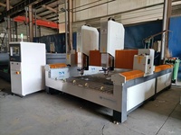 Machine de gravure sur pierre à double tête 3 axes JK-1530-2 pour granit, marbre et carreaux, moteur servo à broche refroidie par eau 5,5 kW, 380 V