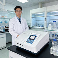 Espectrofotómetro UV Visible de Doble Haz BRT-6100UV Nuevo al por Mayor, Resolución de 0.1nm, Análisis Fotométrico, Espectrómetro de Laboratorio