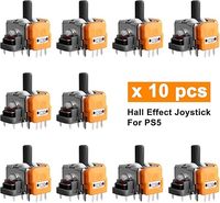 Joystick à effet Hall de remplacement, capteur analogique 3D, stick analogique pour la réparation des manettes PS5/PS4/Xbox One/Switch Pro, pièces détachées, accessoire