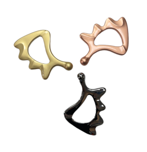 Outils de massage en métal 2 en 1, acier inoxydable 304, massage musculaire, outil de massage complet du corps, outil de grattage manuel Guasha - Product Image 1