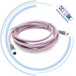 M12แบบมีรหัส5-PIN ตัวผู้กับตัวเมียแบบมีสายเคเบิลเครือข่ายไฟฟ้าแบบมีรหัสสำหรับ RS 485 - Product Image 5