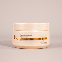 Masker Rambut Pelembap Salon untuk Perawatan Penguatan Rambut Anti Rontok Bebas Sulfat Masker Rambut Organik Biotin
