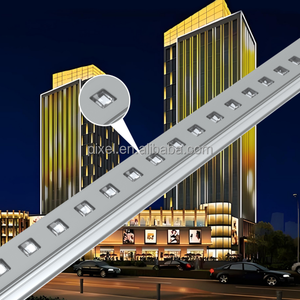 Dc48v RGB IP67 DMX512 nhôm hồ sơ vỏ ngoài trời video tuyến tính Led thanh ánh sáng cho tòa nhà cao tầng - Product Image 2