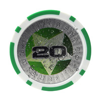 Logo personnalisé & Motif ABS Métal Composite Poker Chips pour Casino Token & Club Room utiliser