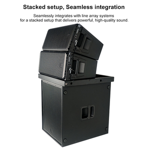 Subwoofer puissant de 18 pouces ODM OEM SUB 8004, haut-parleur de basses à basse fréquence, DSP contrôlé, actif, 18 pouces, enceintes professionnelles - Product Image 3