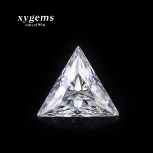 GH Color Wholesale Loose Gemstone Moissanite Diamond 6.5*6.5MM Triangle Shape Moissanite for Ring