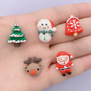 Vente en gros DIY coques de téléphone Accessoires vestimentaires Modèles de Père Noël en résine de Noël pour Collection d'accessoires d'Halloween - Product Image 3