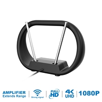 Best verkochte Antuko 4K 1080P binnenantenne met magnetische basis voor het ontvangen van digitale tv-gezenders, van plastic.
