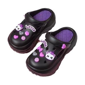 Lotso Sabots à plateforme pour femmes, vert clair, semelle épaisse, antidérapants, sandales de plage d'été, style <span class=keywords><strong>Crocs</strong></span> tendance et mignon, <span class=keywords><strong>talon</strong></span> de 3 cm - Product Image 5