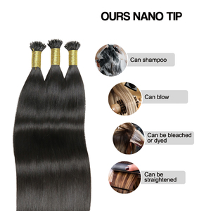 Méthode de fusion à <span class=keywords><strong>froid</strong></span>, micro-anneaux doublés de silicone, à utiliser avec des extensions de cheveux à pointe nano - Product Image 4