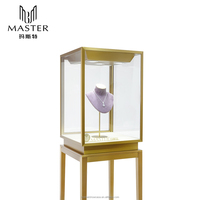 Moderne Luxus Vitrine Glas Schmuckdisplay Schaukasten Hochwertige LED-Beleuchtung für Einkaufszentren Schmuckvitrinen