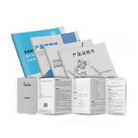 Brochure d'entreprise A5 personnalisée de haute qualité fabriquée en usine, papier couché gaufré pour impression offset, instructions d'impression offset