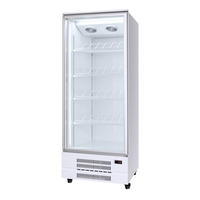 Congélateur vertical commercial à une porte, haute qualité, prix de gros, refroidisseur à air pour boissons froides avec OEM et ODM