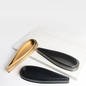 Poignée encastrée en alliage d'aluminium de 18 mm, épaisseur 1,5 mm, finition or mat, gris gentleman, poignée de tiroir invisible pour armoire - Product Image 3