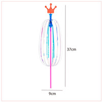 Baguettes lumineuses LED en promotion, baguette magique à bulles, ruban torsadé, fleur à bulles pour fête néon, cadeaux lumineux pour fête
