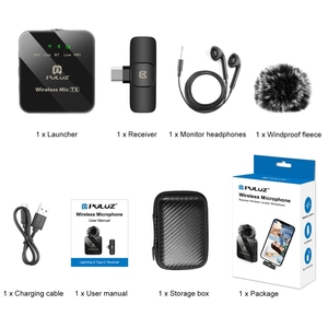 Alibaba Puluz Mic Lavalier Micrófono <span class=keywords><strong>para</strong></span> <span class=keywords><strong>iPhone</strong></span> Android <span class=keywords><strong>Comprar</strong></span> micrófonos a granel de sitios web de compras en el extranjero <span class=keywords><strong>para</strong></span> Tiktok YouTube - Product Image 5