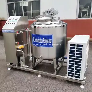 Pasteurizador de mel 300l Máquina de processamento de leite leiteiro Equipamento de pasteurização de leite 1000 litros