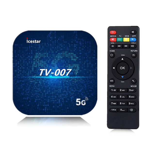 Factory TV-007 Android TV Box 4K High Definition Video Output Support 3D Enjoy UHD Movies at Home