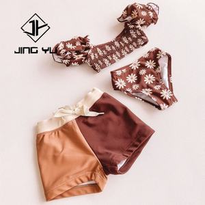 Traje de Baño para Niños al por Mayor de Fábrica, Traje de Baño con Estampado Playero, Traje de Baño de Nailon Sostenible Personalizado para Niños - Product Image 2