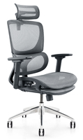 Chaise de bureau ergonomique à dossier haut avec repose-pieds, chaise pivotante de direction pour la maison et le bureau