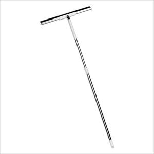 Nettoyeur de vitres en acier inoxydable, raclette double face, gomme à effacer sans traces, outil de nettoyage de vitres pour usage domestique et en immeubles de grande hauteur - Product Image 1