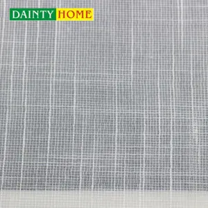 High Quality Fine Natural Elegant White Sheer Curtains Yarn for Living Room Bedroom