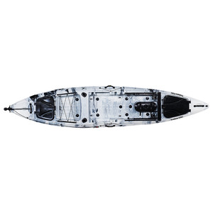Kayak de pêche à succès BIG DACE PRO 13FT, siège unique, kayak KUER, kayak à assise sur le dessus, kayak en LLDPE rotomoulé - Product Image 2