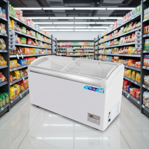 Nuelead NE-360DT 360L Digital Display Eco-Friendly Waterproof Heavy Duty Chest Freezer Commercial Supermarket Ice Cream Display - Product Image 5