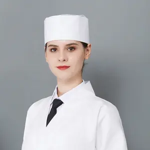 Chapeau de şef Cookers' kap beyaz siyah mavi şef japon şef şapkası Gorro de cocinero