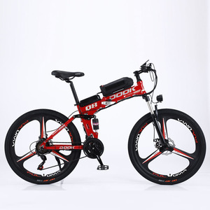 Bicicleta Eléctrica de Montaña Dook de 26 Pulgadas, Plegable, de Aleación de Aluminio, con Doble Suspensión, para Adultos, Todoterreno - Product Image 4