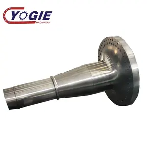 Yogie customized large size casting steel wind turbine rotor shaft