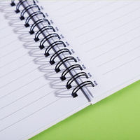 Carnet à spirale A5 créatif en gros, couverture en papier exquis, journal de notes pour réunions d'affaires et de bureau