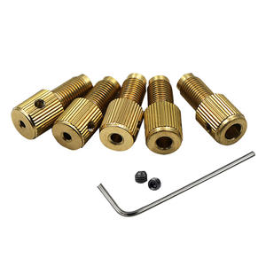 Matkap Chuck mili 775 Motor Mini pirinç matkap kelepçe Chuck biyel M8-2/2.3/3.17/5mm pirinç şaft çekirdek anahtarı ile vida seti - Product Image 2