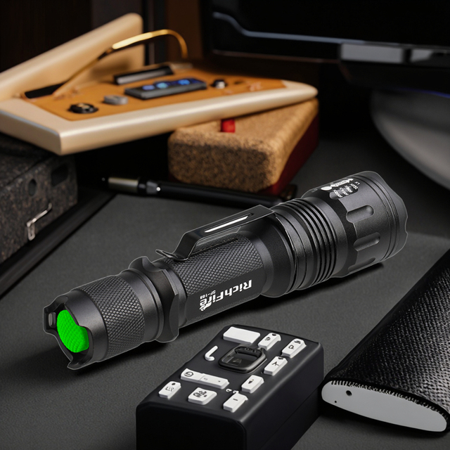 Powerful 10W 1000 Lumens LED USB Rechargeable Flashlight 5Modes Aluminum Alloy Body Waterproof Camping Outdoor Tactical Torch