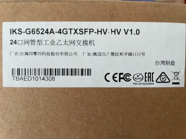 Mosha MOXA IKS-G6524A-4GTXSFP-HV.H Industrial Control