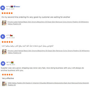 Özel etiket OEM sarı güçlü soyma yağı cilt beyazlatma ölü cilt kaldırma skar kaldırmak streç işareti 110ml MOOYAM soyma yağı - Product Image 2
